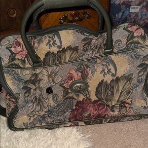 Diane Von Furstenberg Floral Tapestry Travel Bag